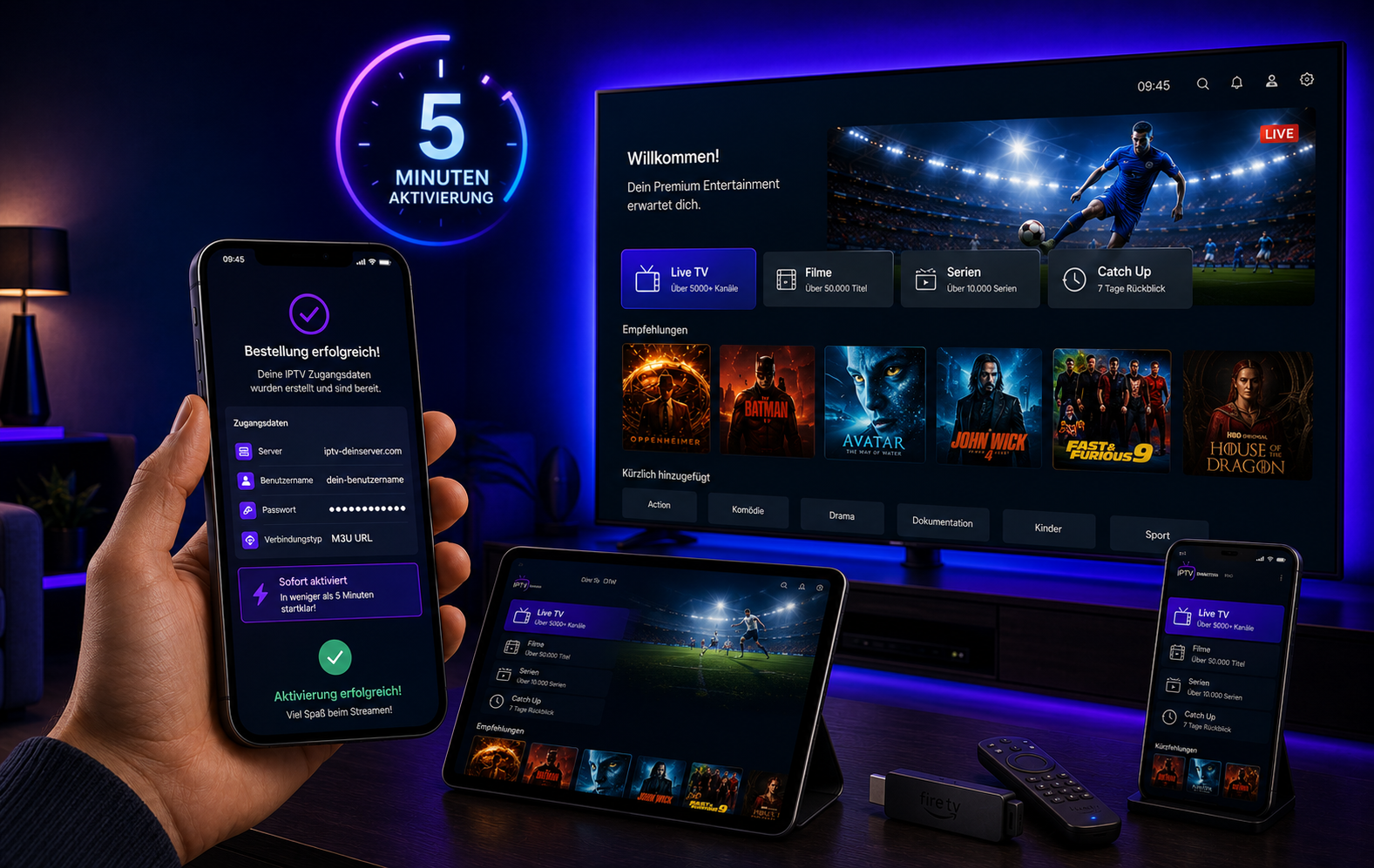 IPTV kostenlos testen mit schneller Aktivierung und App Hilfe